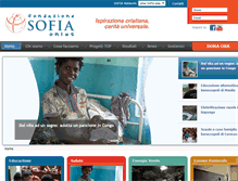 Tablet Screenshot of fondazionesofia.org
